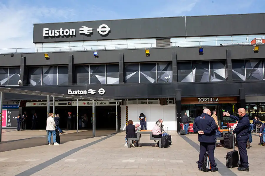 Euston station, London